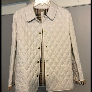 White Burberry Jacket